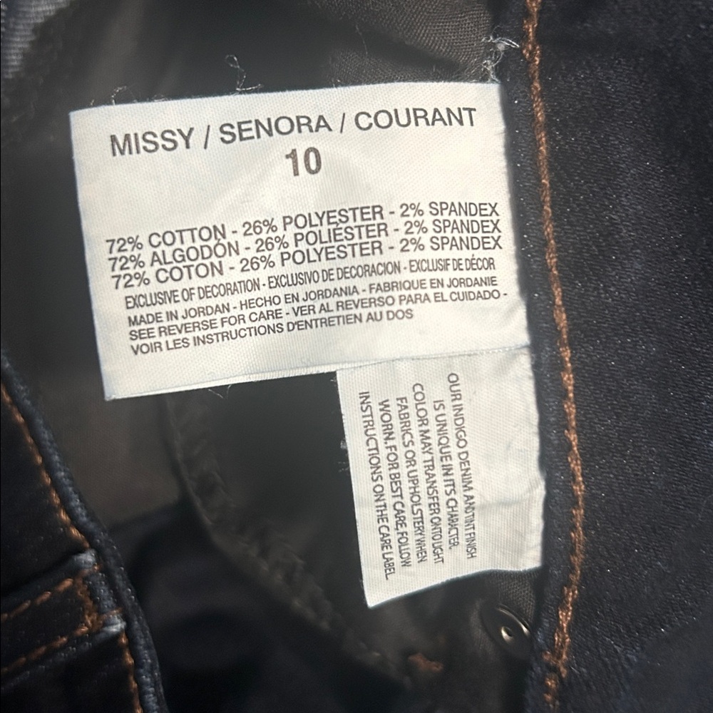 Bandolino Women's Straight Leg Blue Jeans size 10 - Picture 8 of 8